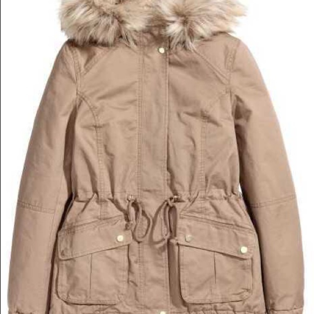 H&M pile-lined parka